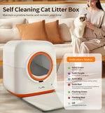 60L Automatic Cat Litter Box, Smart App Control, Deodorizing, Infrared Sensor, Suitable For Multiple Cats - image 7