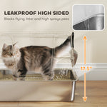 XL Stainless Steel Flip-Top Litter Box – Enclosed & Odor-Proof | Hovora - image 8